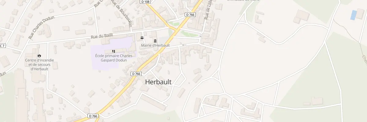 Plan du 9 Rue du Vivier à Herbault