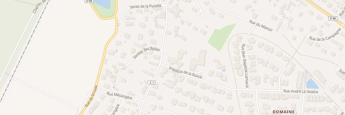 Plan du 1054 Rue de la Ronce à Isneauville