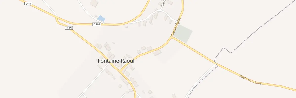 Plan du 5 Rue de l’Eglise à Fontaine-Raoul