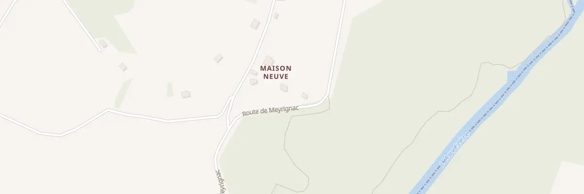 Plan de Maison Neuve à Anlhiac
