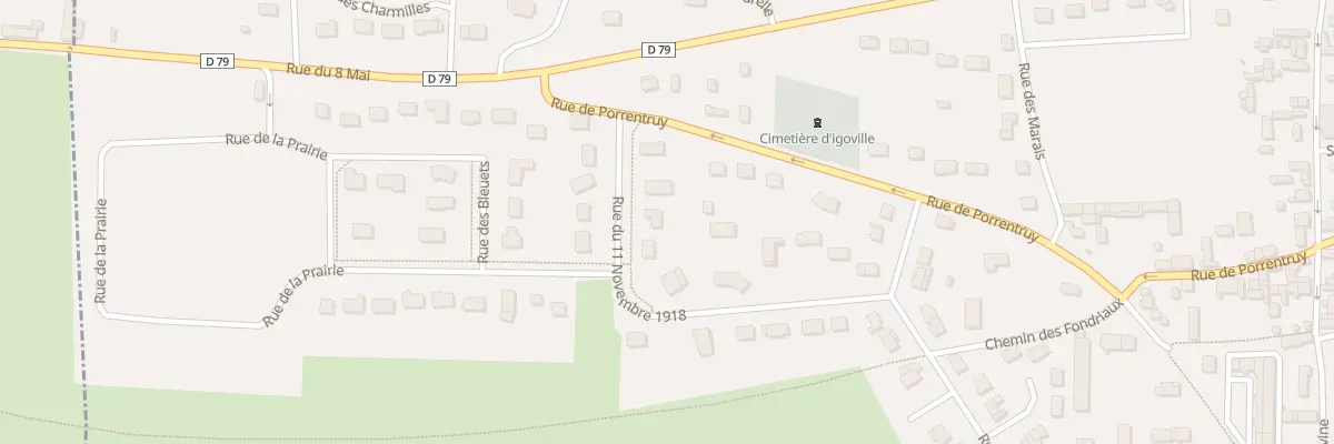Plan du 250 Rue du Onze Novembre 1918 à Igoville