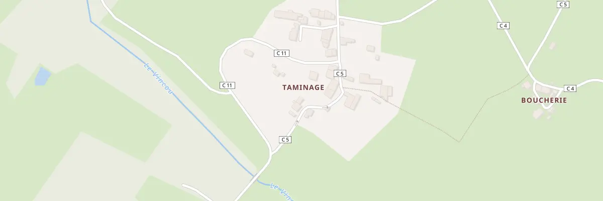Plan du 17 Taminage à Berneuil