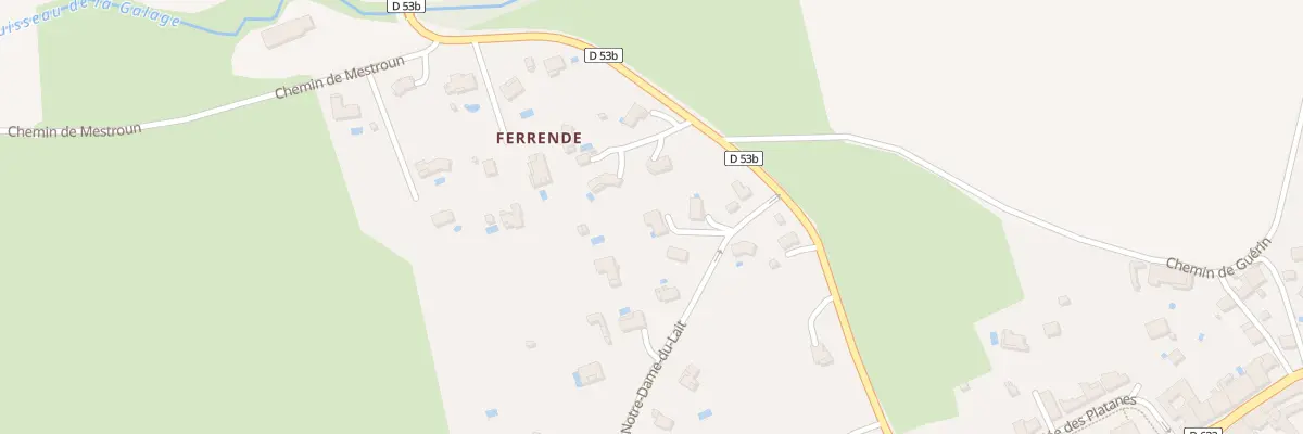 Plan du 16B Che de Notre Dame du Lait à Sainte-Foy-de-Peyrolières