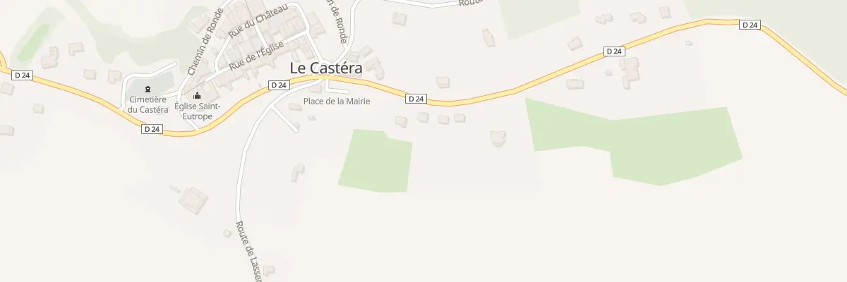 Plan du 120 Rte de Lévignac au Castéra