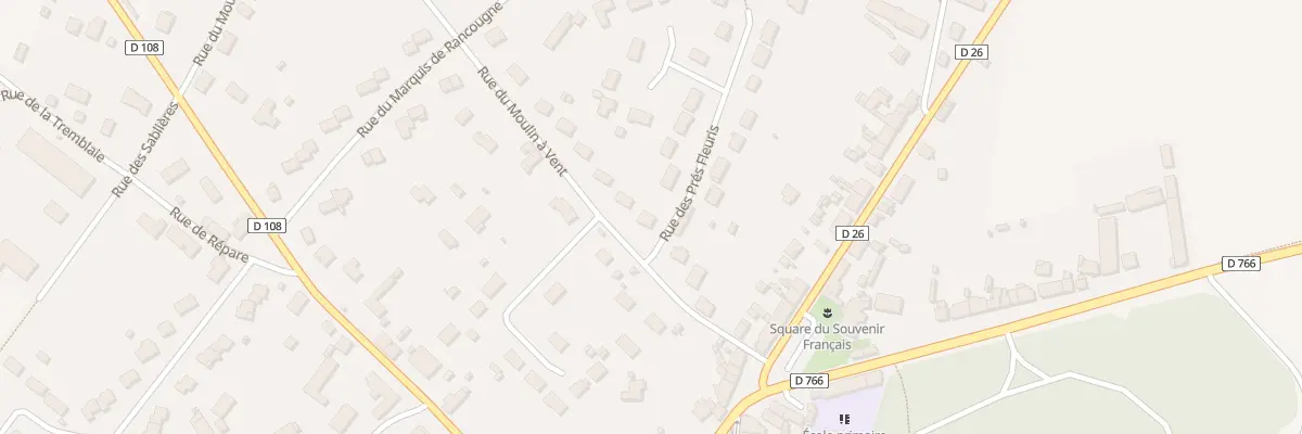 Plan du 7 Rue du Moulin à Vent à Herbault