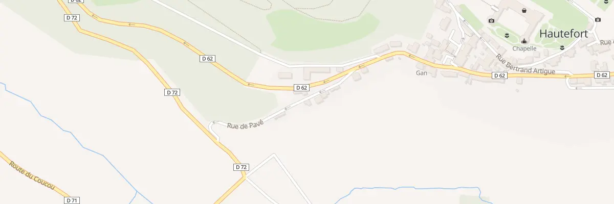 Plan du 81 Rue du Pavé à Hautefort