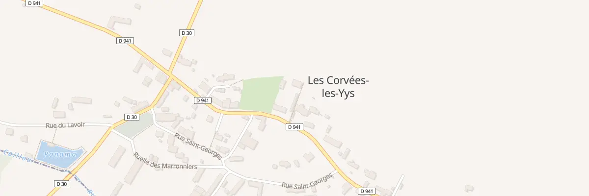Plan du 9 Rue du Perche et de la Beauce aux Corvées-les-Yys