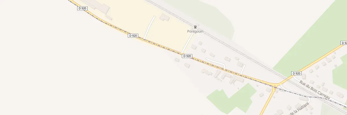Plan du 61 Av de la Gare au Favril