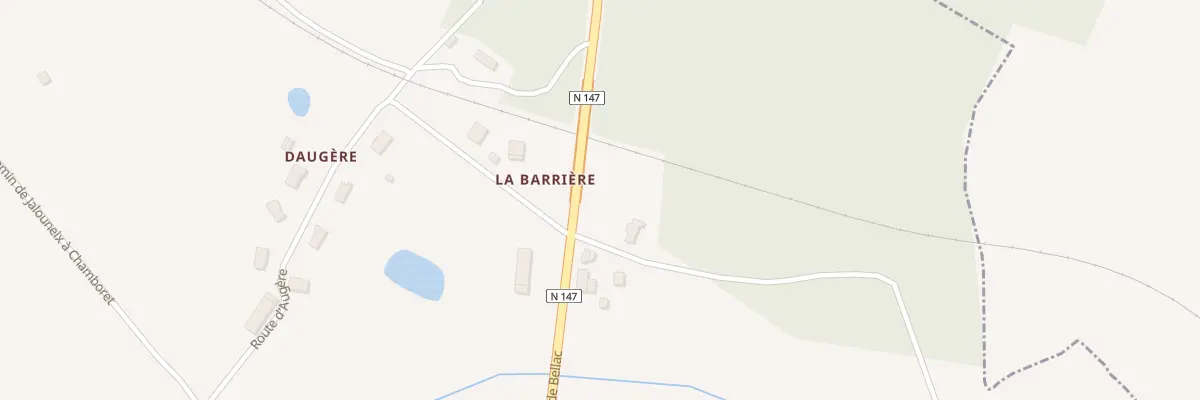 Plan du 10 La Barrière à Chamboret