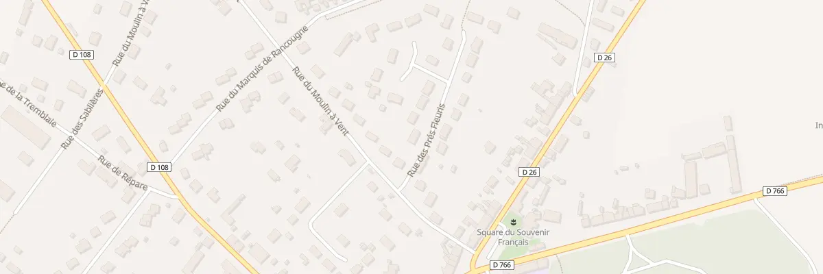Plan du 2 Rue des Prés Fleuris à Herbault