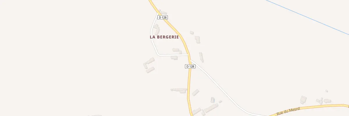 Plan du 3 La Bergerie à Nonvilliers-Grandhoux