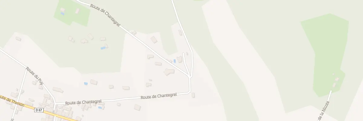 Plan du 428 Rte de Chantegrel à Auriac-du-Périgord