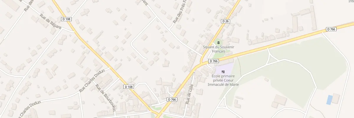 Plan du 4 Rue de Gâtine à Herbault