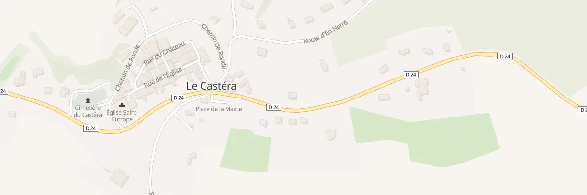 Plan du 9003 Rte de Lévignac au Castéra