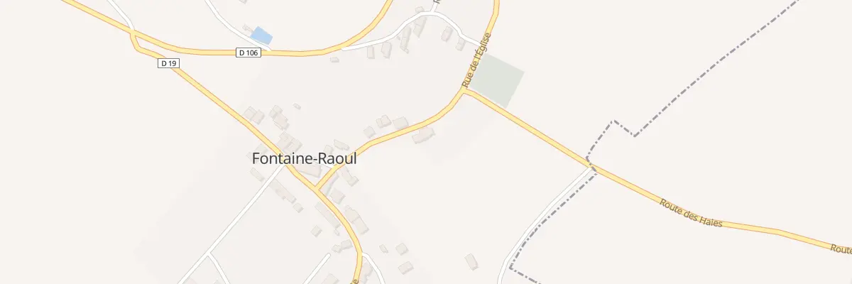Plan du 2 Rue de l’Eglise à Fontaine-Raoul