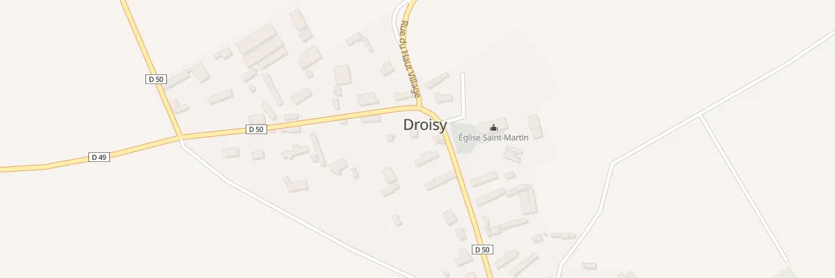 Plan du 2 Rue de la Mariette à Droisy