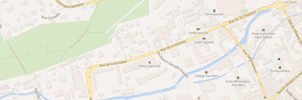 Plan du 18 Rue de la Rochette à Évreux