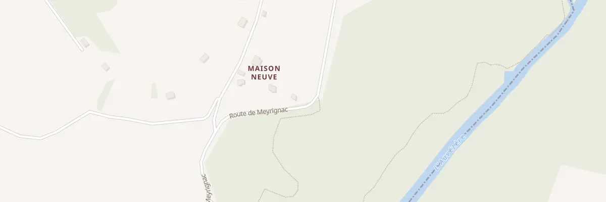 Plan du 5001 Maison Neuve à Anlhiac