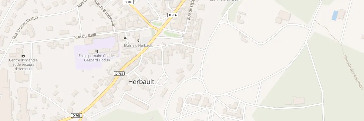 Plan du 17 Pl de l’Hôtel de Ville à Herbault