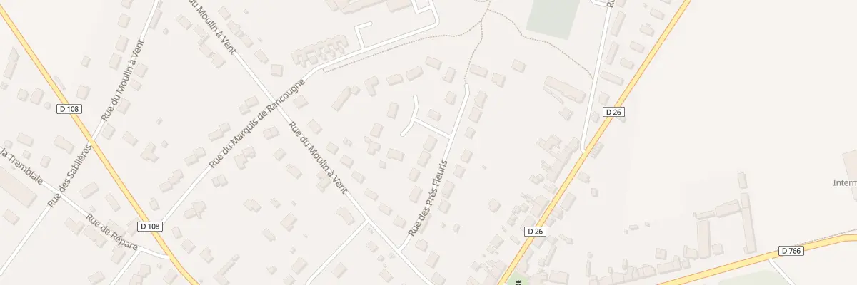 Plan du 8 Rue des Prés Fleuris à Herbault