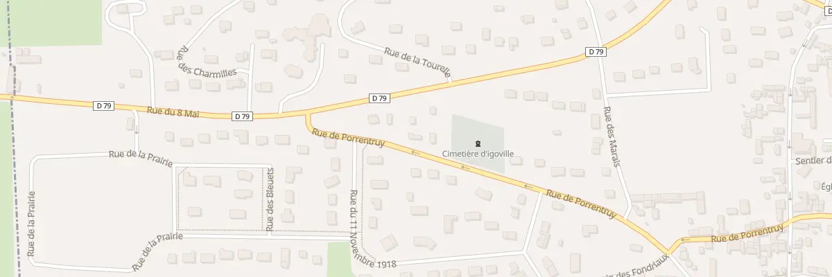 Plan du 9 Rue de Porrentruy à Igoville