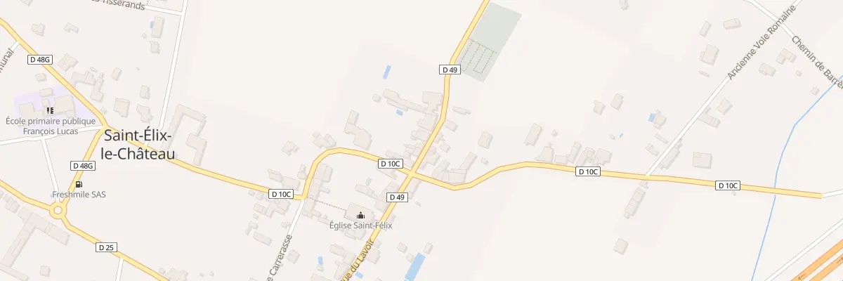 Plan du 60 Le Village à Saint-Élix-le-Château