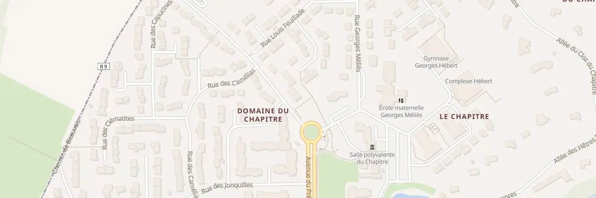 Plan du 2 Rue des Campanules à Bihorel