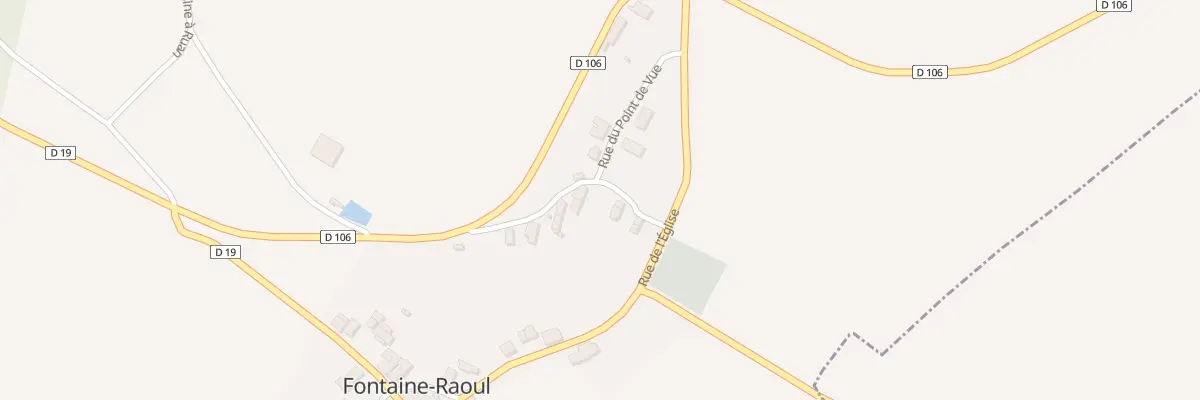 Plan du 3 Rue de Belle Vue à Fontaine-Raoul