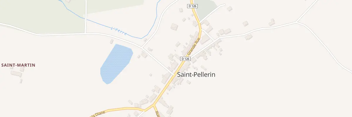 Plan du 17 Grande Rue à St Pellerin à Vald’Yerre
