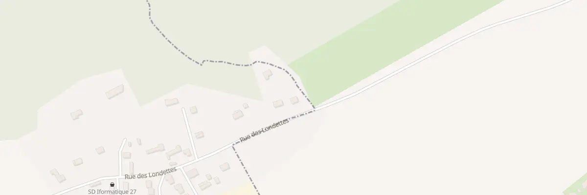 Plan du 17 Rue des Londettes à Hondouville