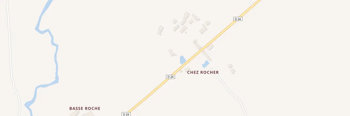 Plan du 5015 Chez Rocher à Tersannes