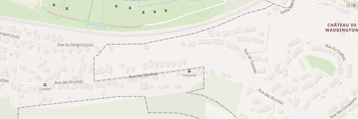 Plan du 646 Rue des Broches à Saint-Léger-du-Bourg-Denis