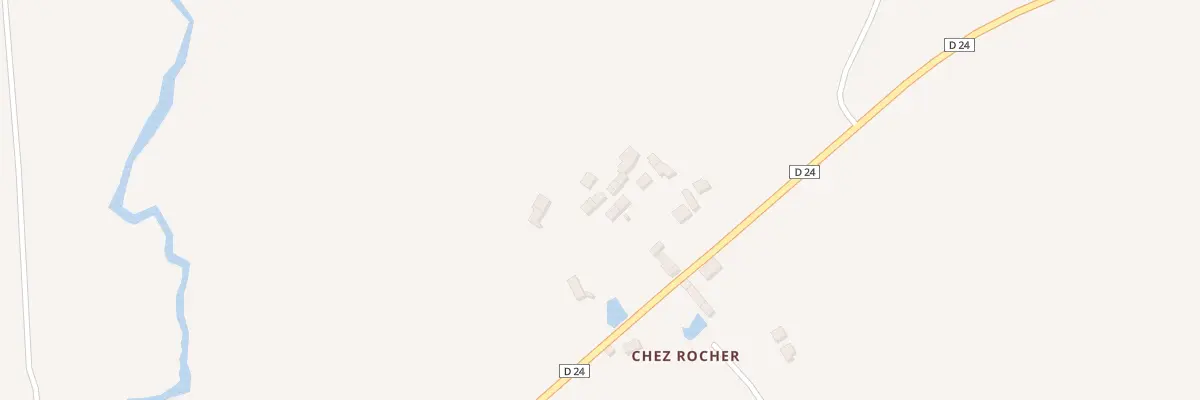 Plan du 5022 Chez Rocher à Tersannes