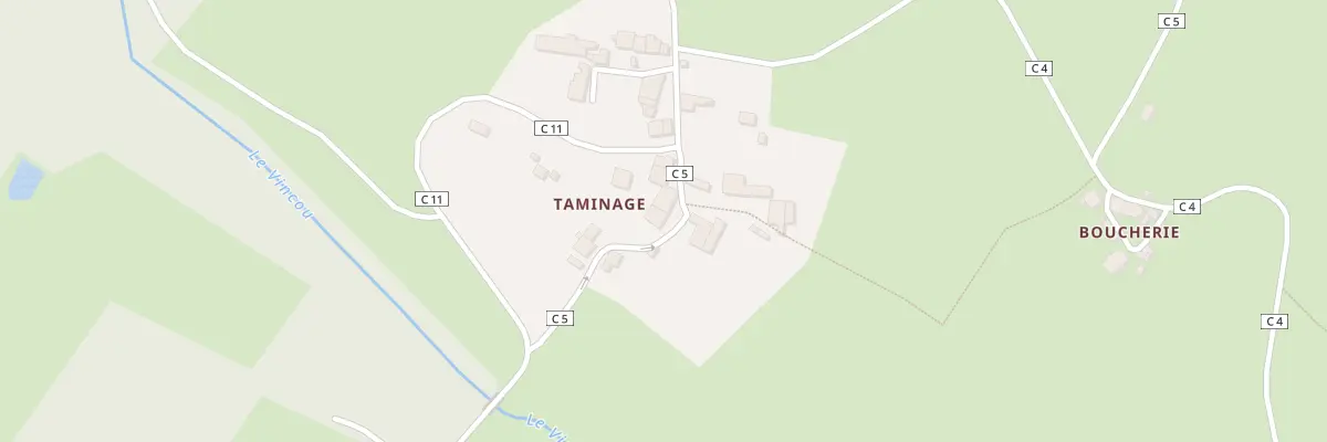 Plan du 19 Taminage à Berneuil