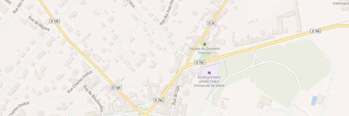 Plan du 10 Rue de Gâtine à Herbault