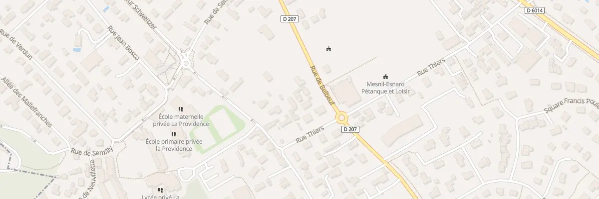 Plan du 14B Rue de Belbeuf au Mesnil-Esnard