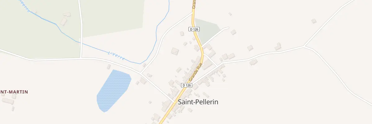 Plan du 29 Grande Rue à St Pellerin à Vald’Yerre