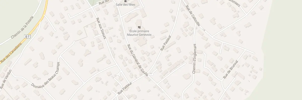 Plan du 20 Rue Pasteur à Belbeuf