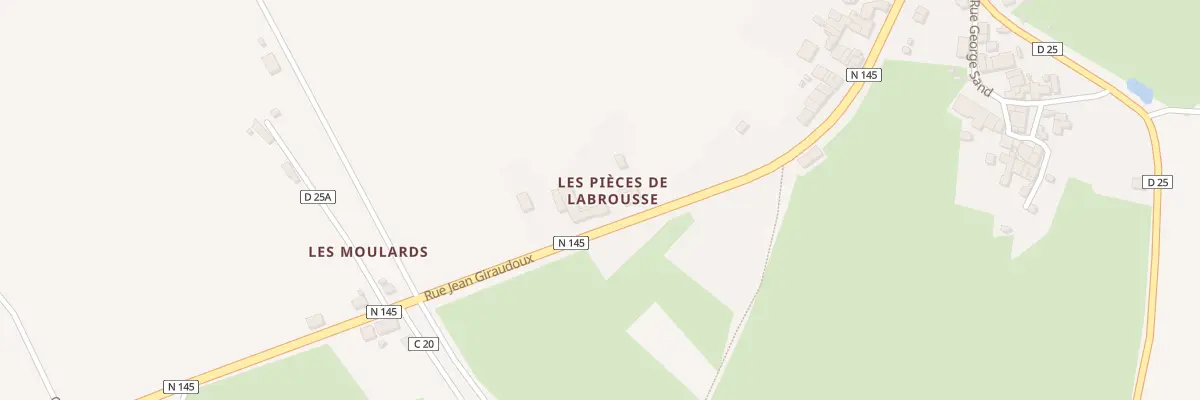 Plan du 24 Rue Jean Giraudoux à Droux