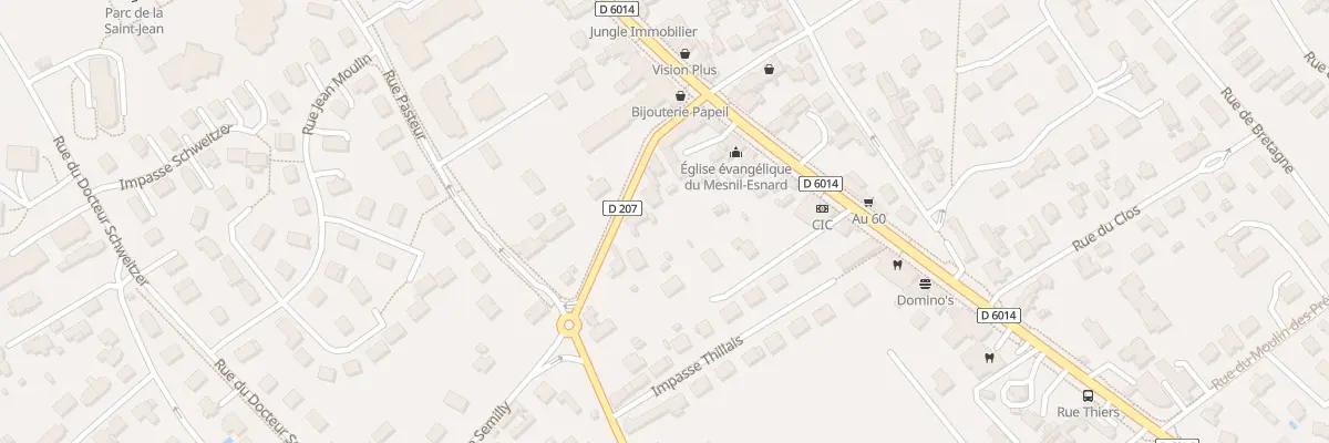 Plan du 7 Rue de Belbeuf au Mesnil-Esnard