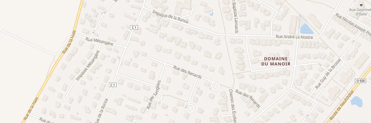 Plan du 97 Rue des Renards à Isneauville