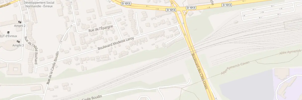 Plan du 31 Bd Modeste Leroy à Évreux