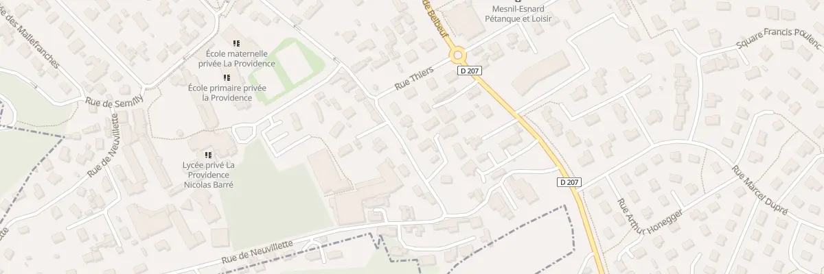 Plan du 11 Rue de Neuvillette au Mesnil-Esnard