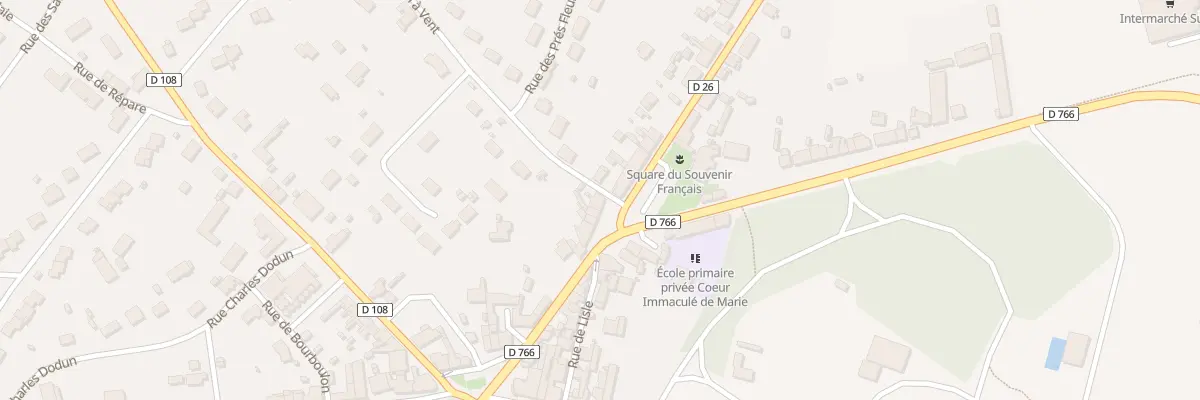 Plan du 18 Rue de Gâtine à Herbault
