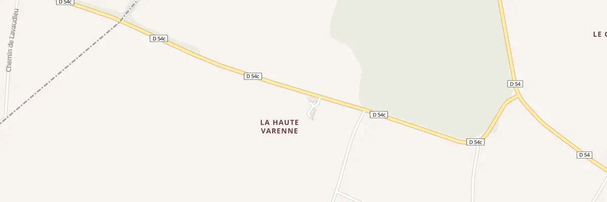 Plan du 5020 La Varenne à Bélâbre