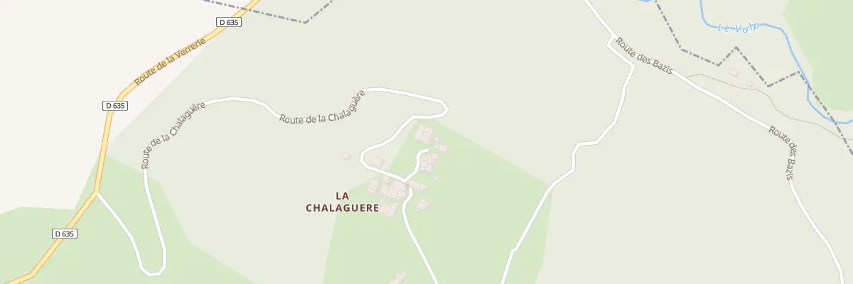 Plan du 162 La Chalaguere à Fabas