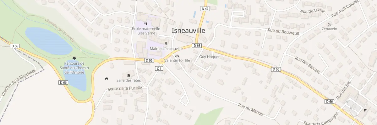 Plan du 661 Rue de l’Eglise à Isneauville