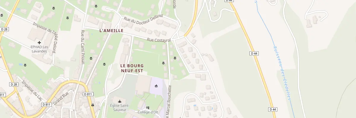 Plan du 2 Rue des Genévriers à Puy-l’Évêque