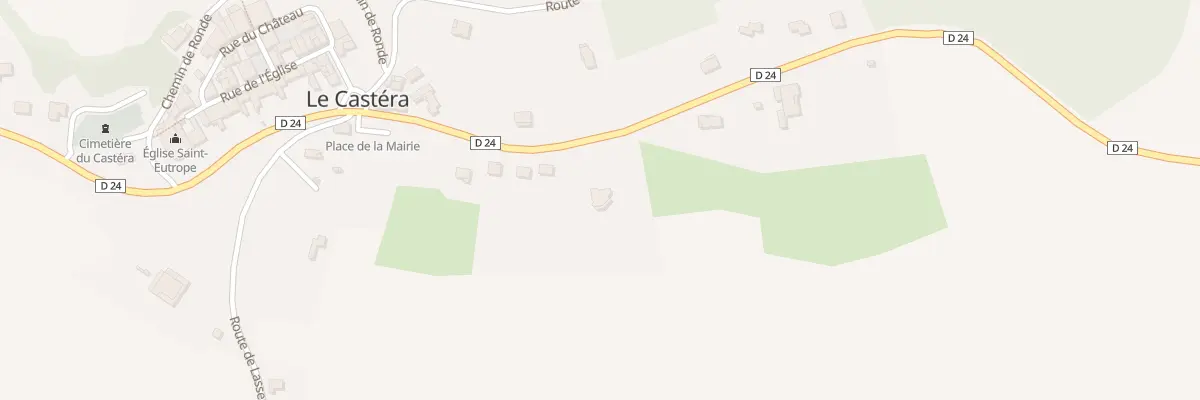 Plan du 9002 Rte de Lévignac au Castéra