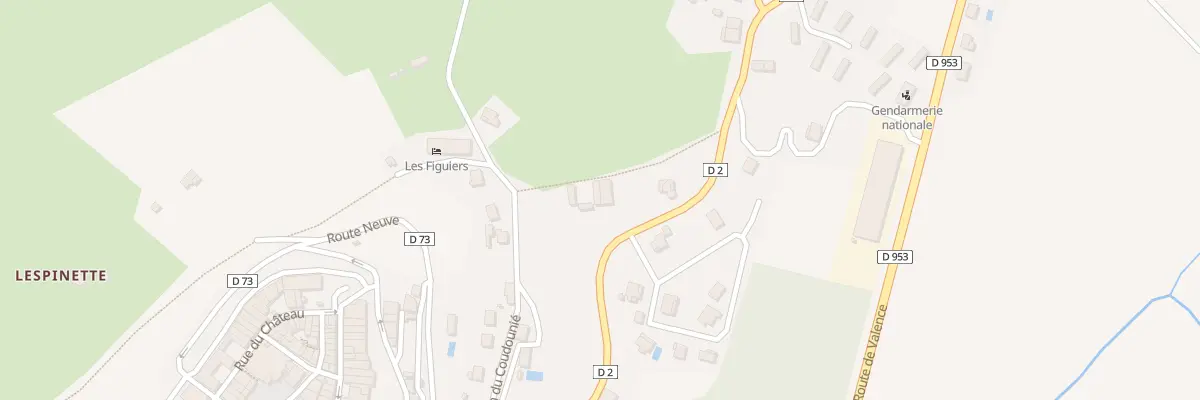Plan du 5253 Coudougne à Lauzerte